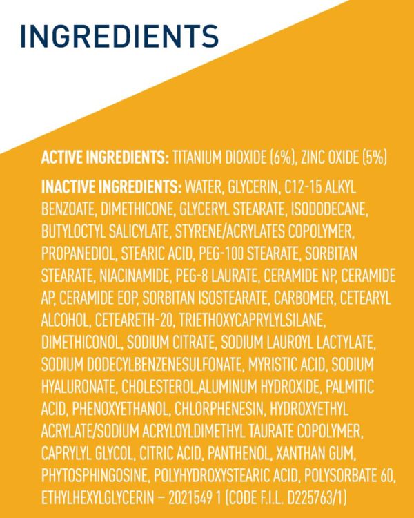 CeraVe Hydrating Mineral Sunscreen SPF 30 Face Lotion 50ml