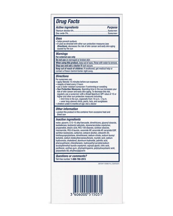CeraVe Hydrating Mineral Sunscreen SPF 30 Face Lotion 50ml