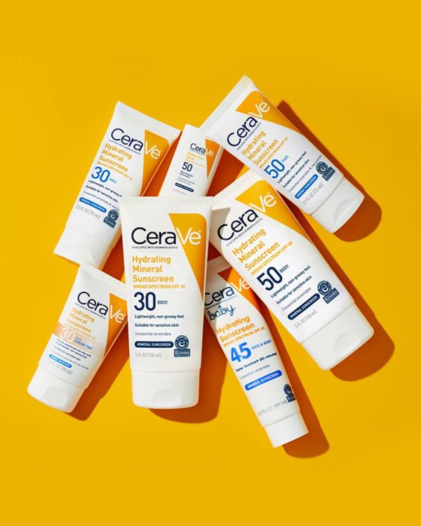 CeraVe Hydrating Mineral Sunscreen SPF 30 Face Lotion 50ml