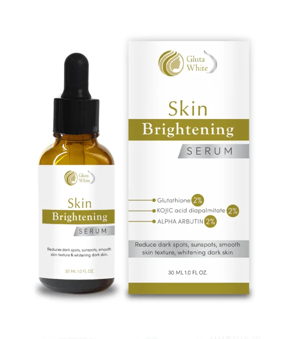 Gluta White Skin Brightening Serum – Glutathione & Niacinamide for Dark Spots & Pigmentation