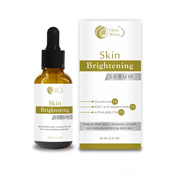 Gluta White Skin Brightening Serum – Glutathione & Niacinamide for Dark Spots & Pigmentation