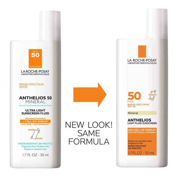 La Roche Anthelios Mineral Zinc Oxide Sunscreen SPF UV400 50+ 50ml