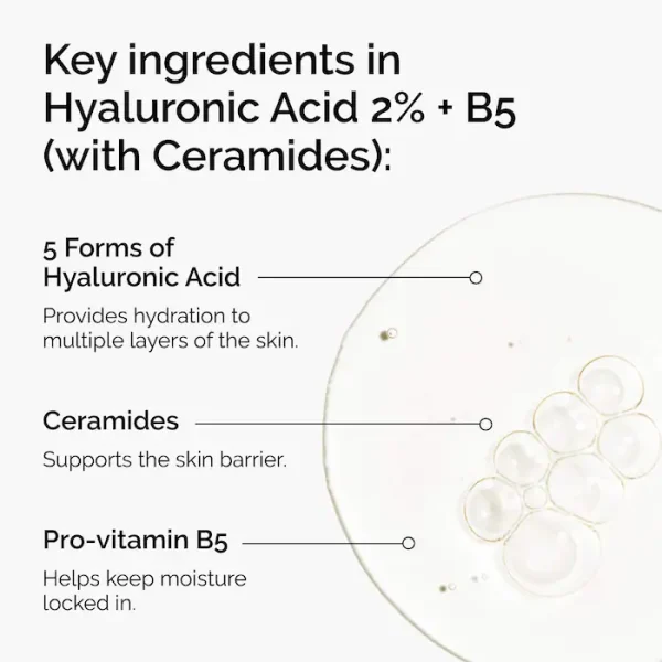 Hyaluronic Acid 2% + B5 Hydrating Serum with Ceramides 60ml