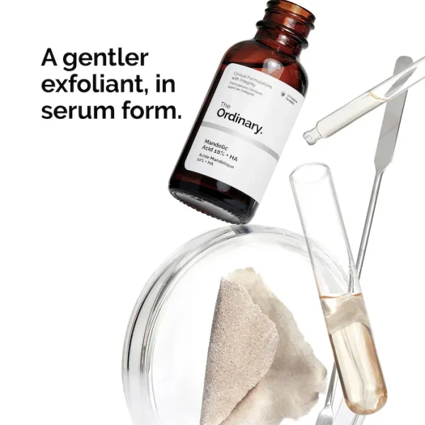 Mandelic Acid 10% + HA Gentle Facial Exfoliating Serum for Hydration